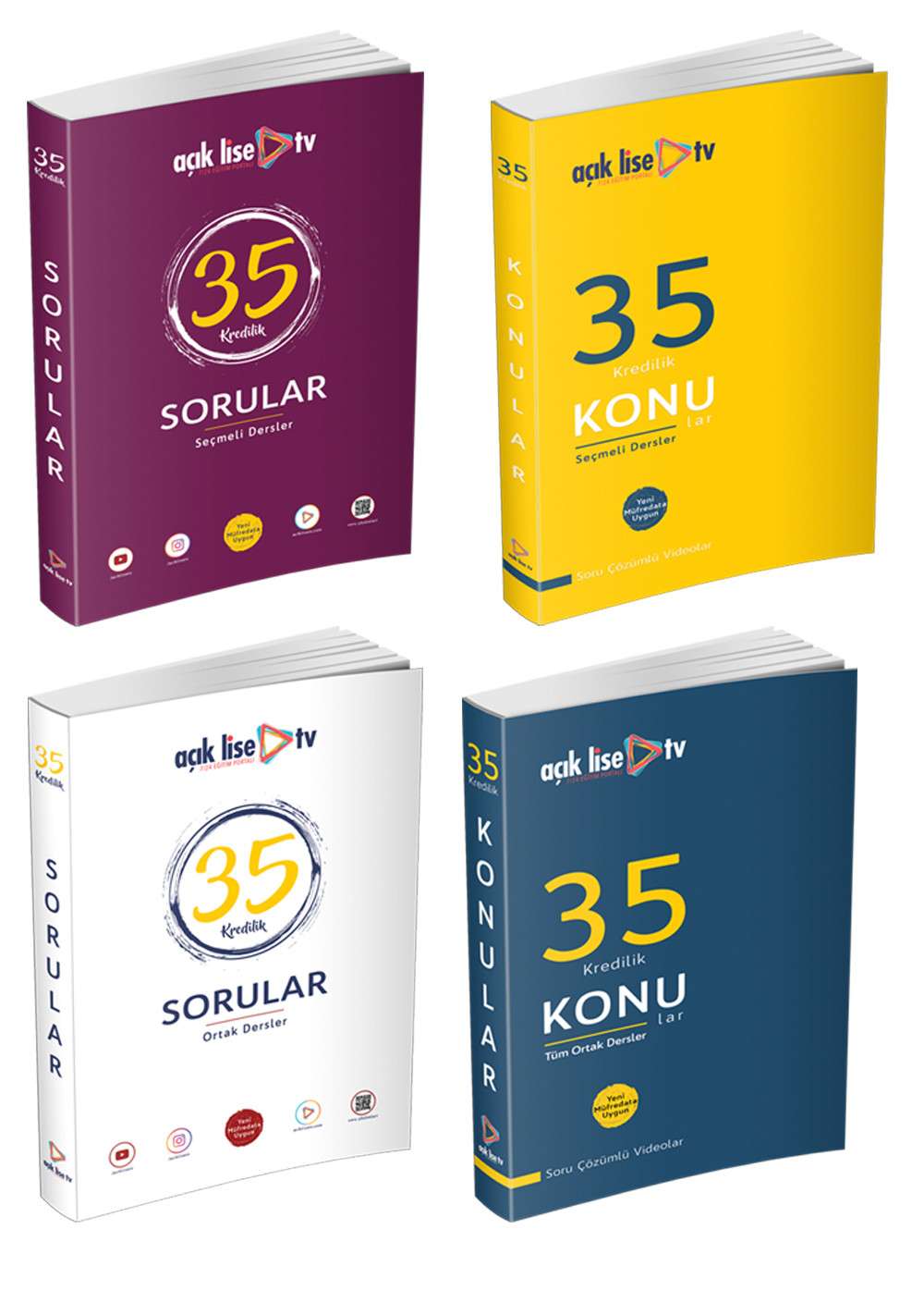 Açık Lise TV 4'lü Set